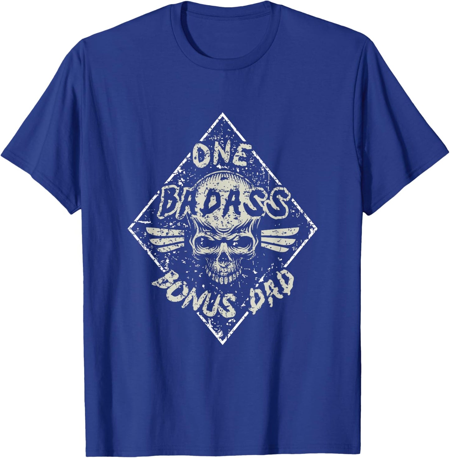 One Badass Bonus Dad T-Shirt - T-Shirt | Royal