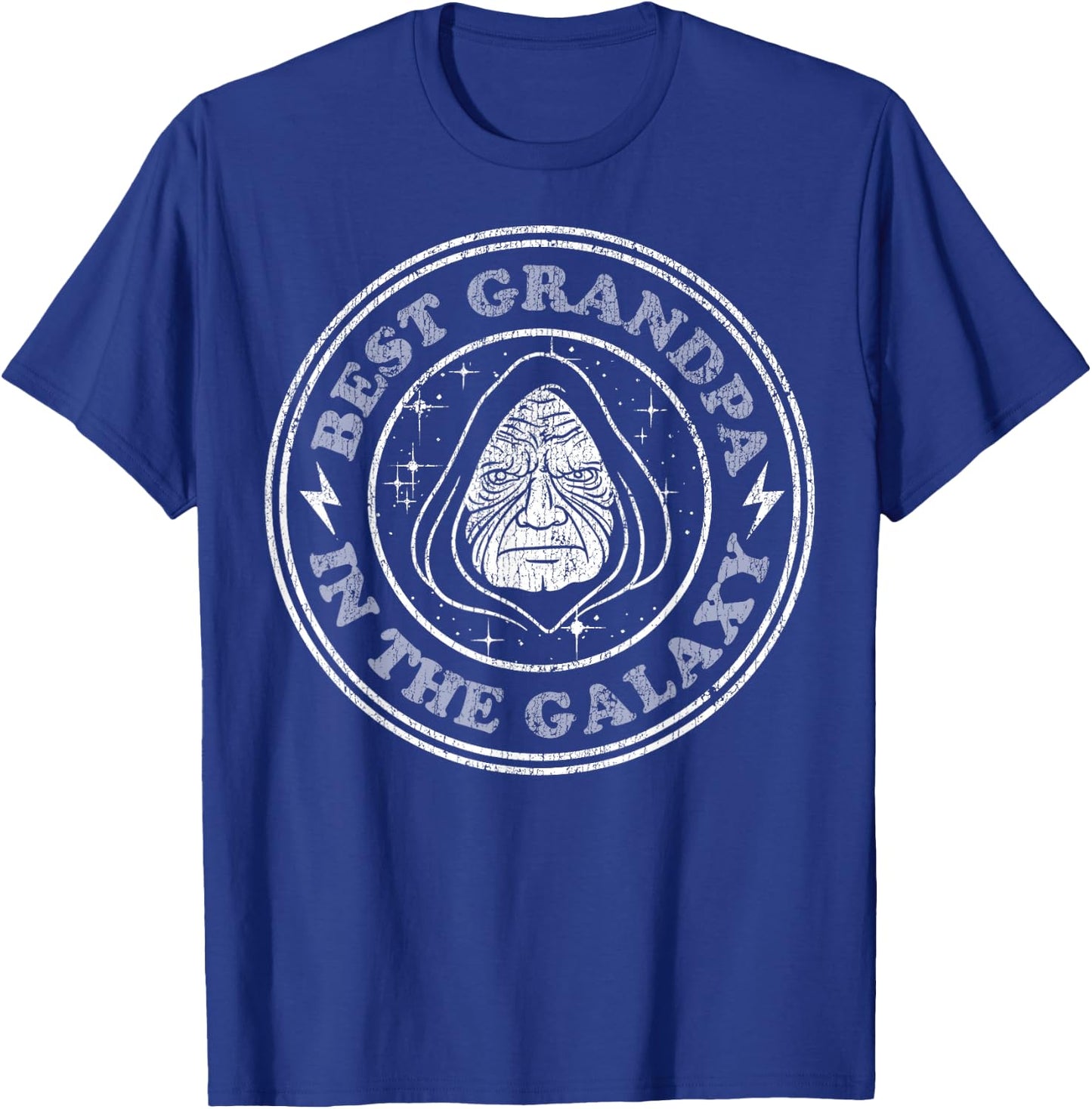 Star Wars Palpatine Best Grandpa In The Galaxy Doodle T-Shirt - T-Shirt | Royal