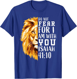 Lion of Judah Christian Shirts Gift Kids Bible Verse T-Shirt - T-Shirt | Royal