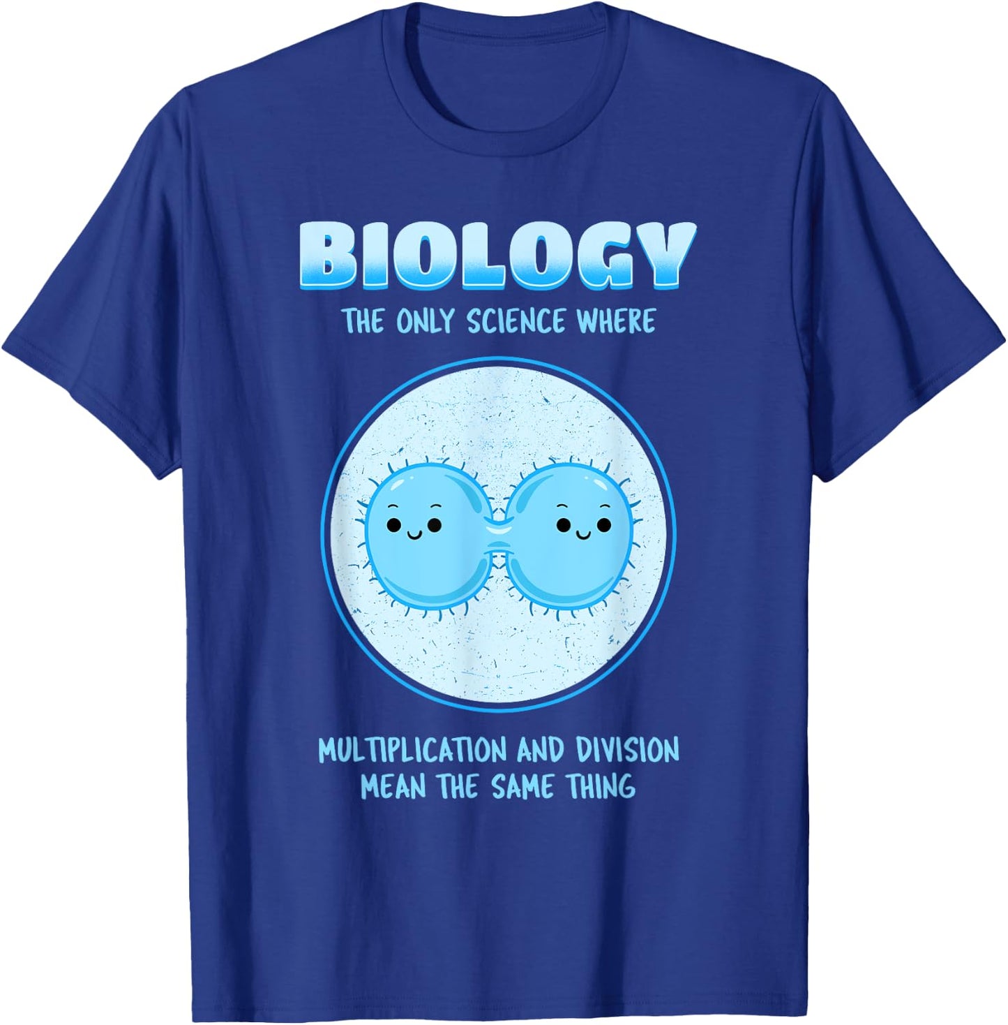 Biology Major Teacher Student Science Geek Biologist Men Women Girls Kids T-Shirt - T-Shirt | Royal