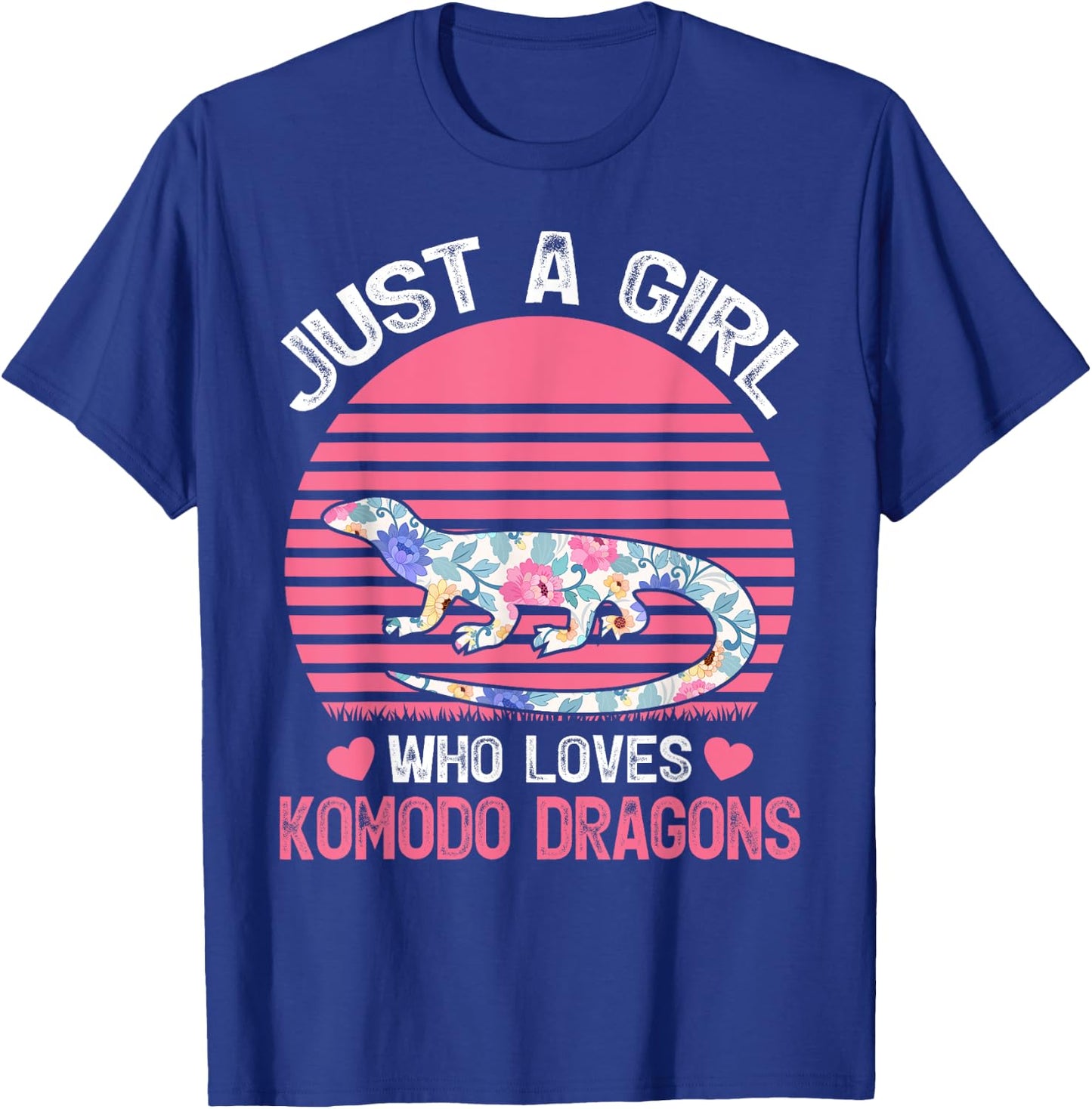 Komodo Dragon Lover Just A Girl Who Loves Komodo Dragons T-Shirt - T-Shirt | Royal