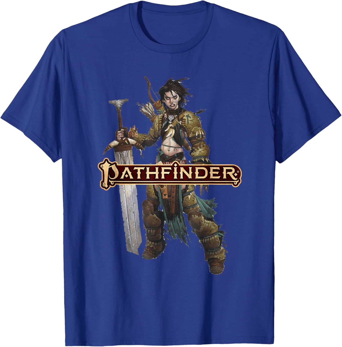 Pathfinder: Amiri The Barbarian T-Shirt - T-Shirt | Royal