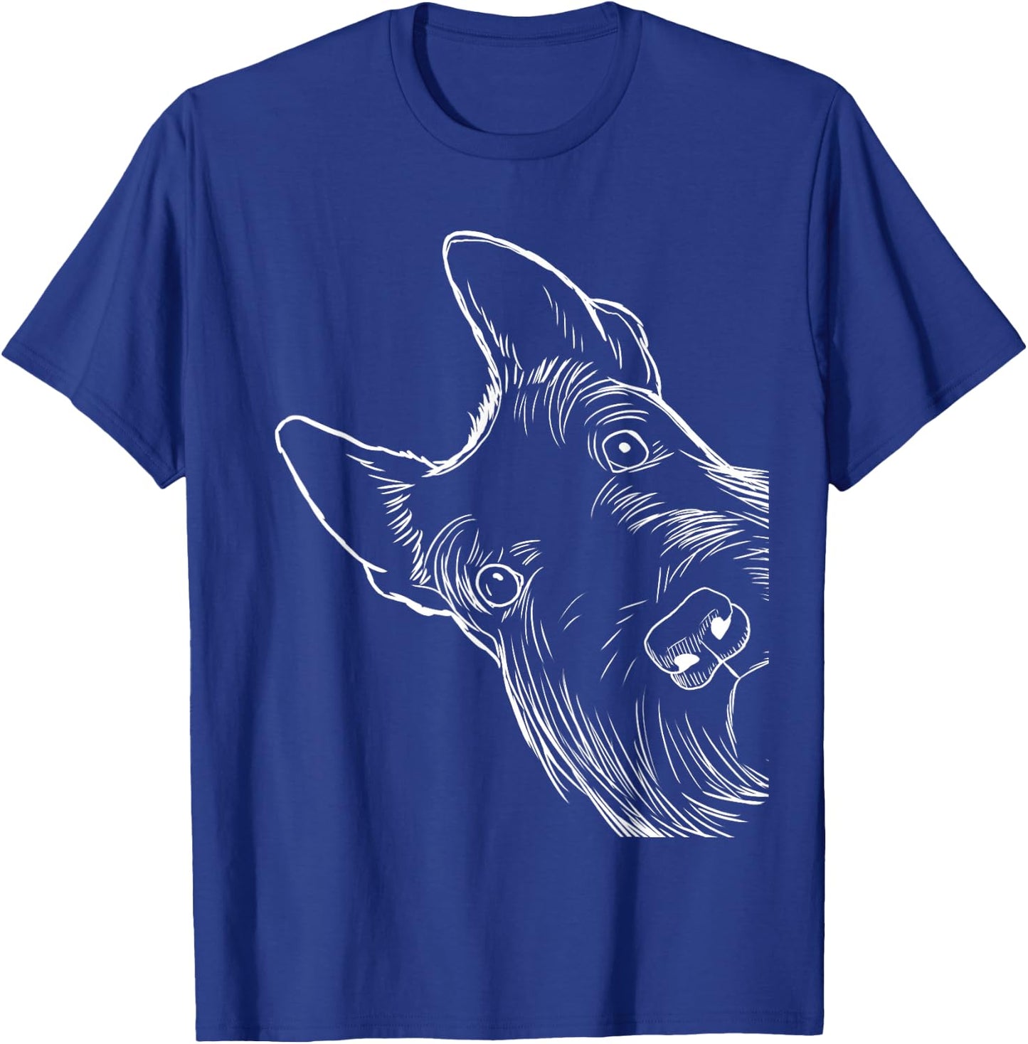 Funny Scottie Dog Scottish Terrier Small T-Shirt - T-Shirt | Royal