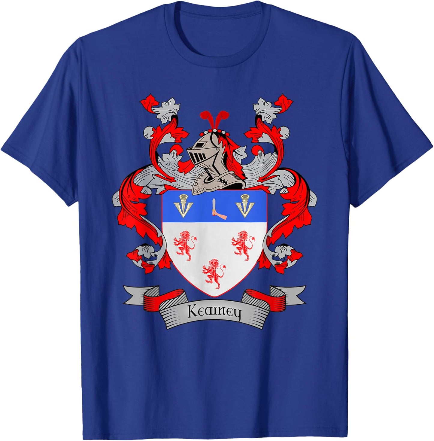 Kearney Coat of Arms | Kearney Surname Family Crest T-Shirt - T-Shirt | Royal