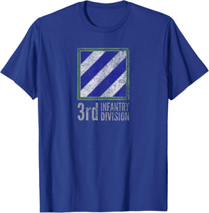 3rd Infantry Division United States Army T-Shirt - T-Shirt | Royal