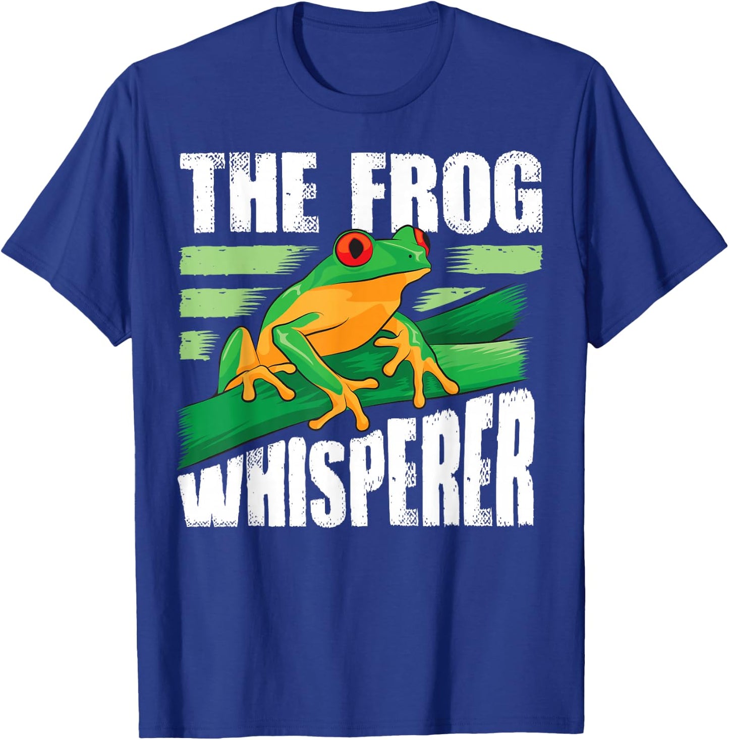Funny The Frog Whisperer Gift | Cute Bullfrog Fan Boys Girls T-Shirt - T-Shirt | Royal