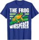 Funny The Frog Whisperer Gift | Cute Bullfrog Fan Boys Girls T-Shirt - T-Shirt | Royal