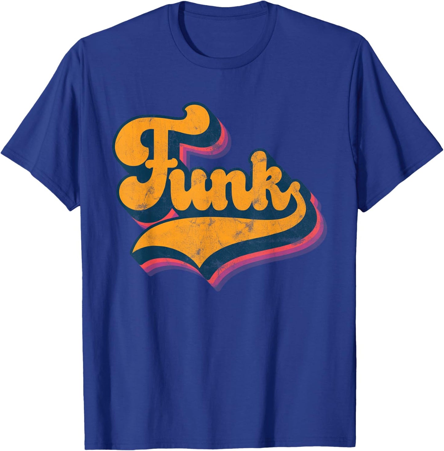 ryte TRACK Funk Music Fans - Black, Small - -Adults, Short Sleeve, Classic Fit, , Retro Pop-Art Design T-Shirt - T-Shirt | Royal