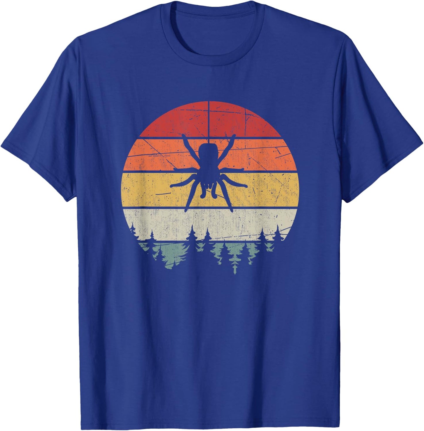 Retro Arachnid Tarantula Spider T-Shirt - T-Shirt | Royal