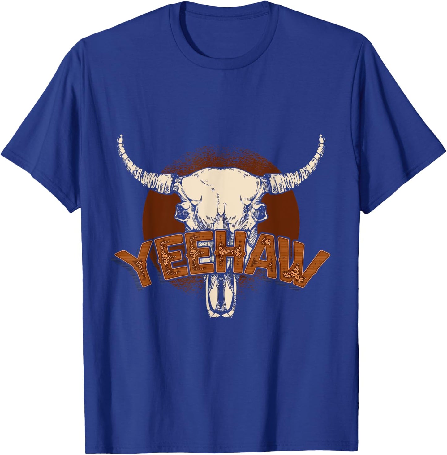Yeehaw Cowboy T-Shirt - T-Shirt | Royal