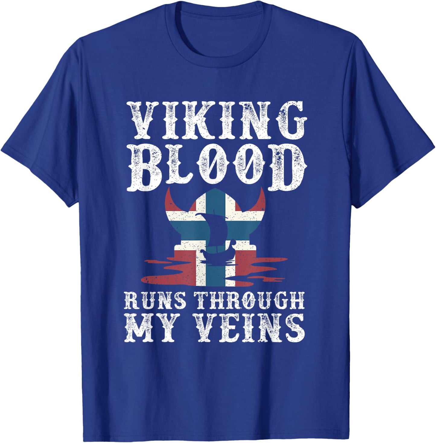 Northern Viking Norwegian Blood Norway T-Shirt - T-Shirt | Royal