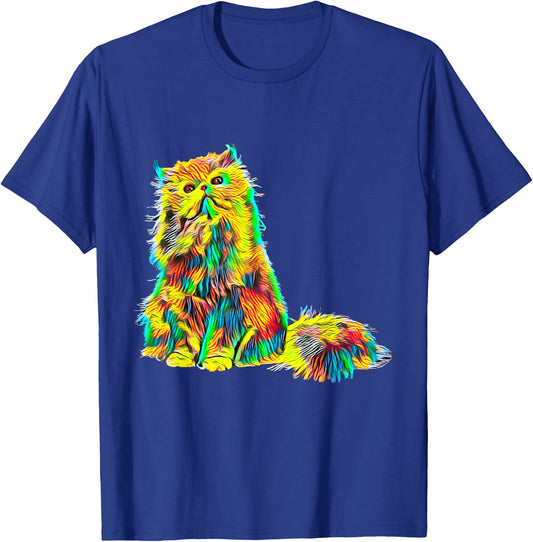 Persian Cat Women Girls Kids T-Shirt - T-Shirt | Royal