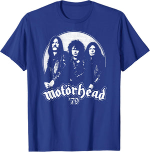 Motörhead - '79 Circle Photo T-Shirt - T-Shirt | Royal
