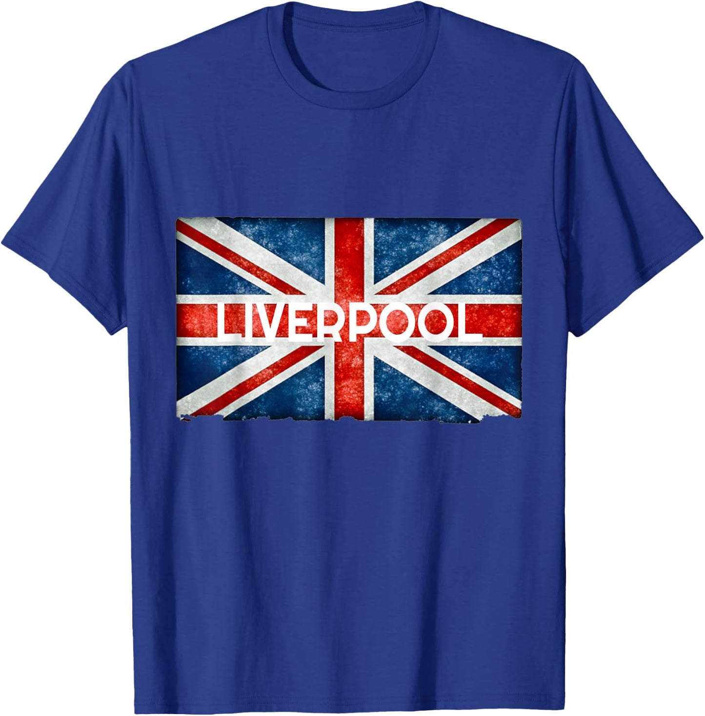 Liverpool England UK Flag,. and Souvenir T-Shirt - T-Shirt | Royal
