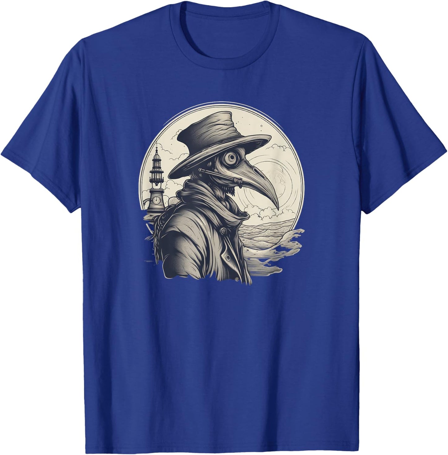 Funny Plague Doctor cool Grunge Style leeches medical T-Shirt - T-Shirt | Royal