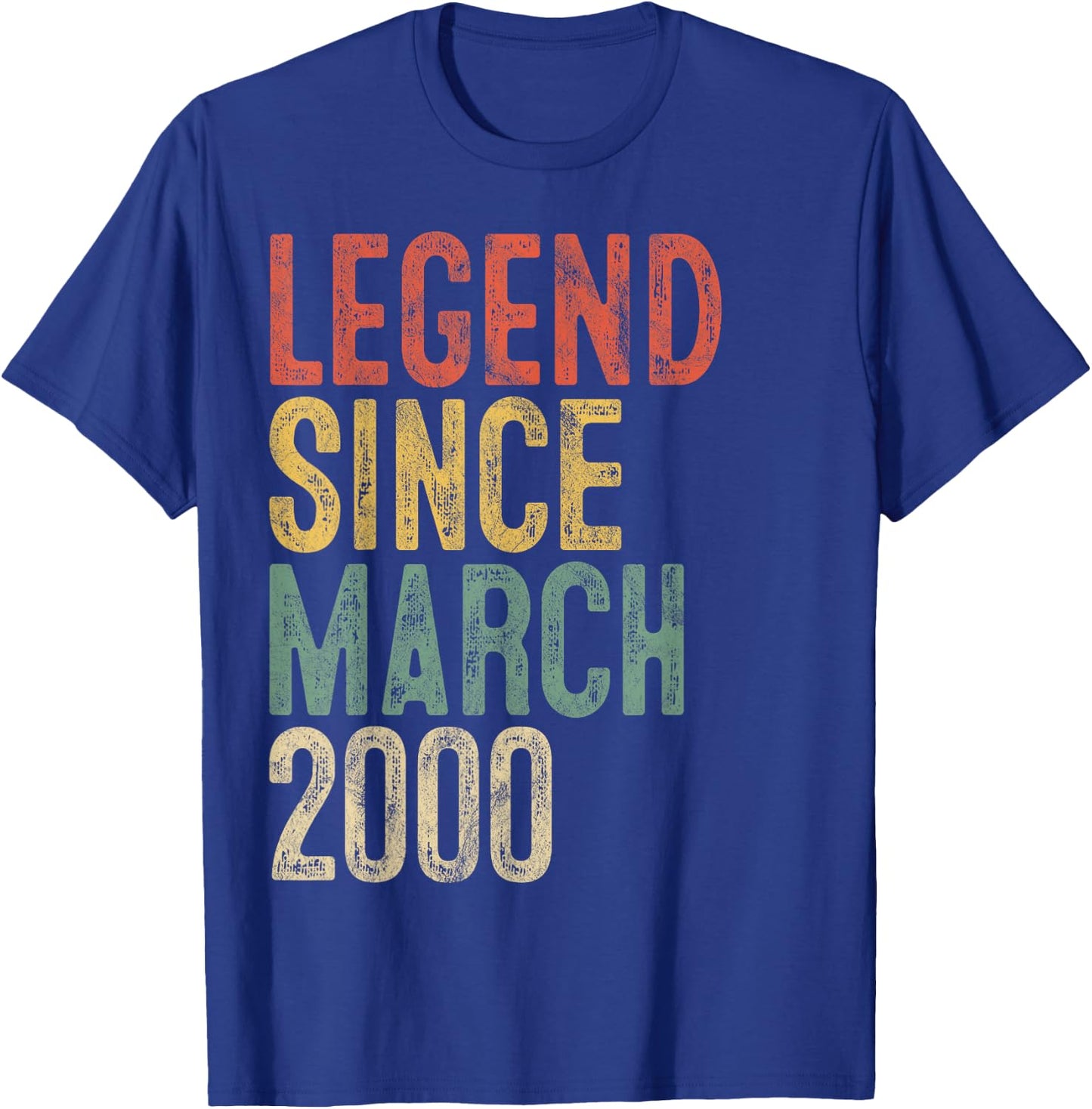 Legend 2000 25th Birthday Gifts Women 25 Year Old T-Shirt - T-Shirt | Royal