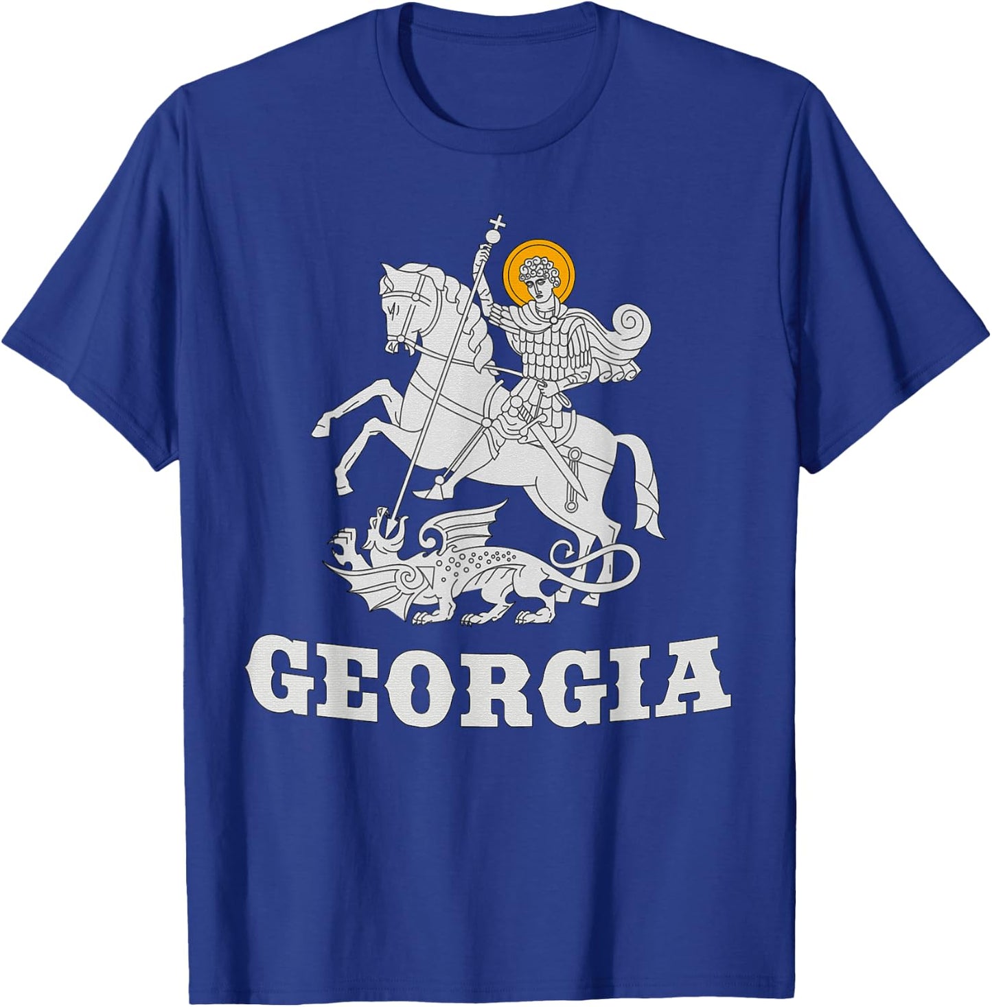 St George, Georgian Patriotic design T-Shirt - T-Shirt | Royal