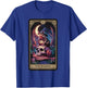The Wizard Tarot Witchy Frog Riding Skull Snail Goblincore T-Shirt - T-Shirt | Royal