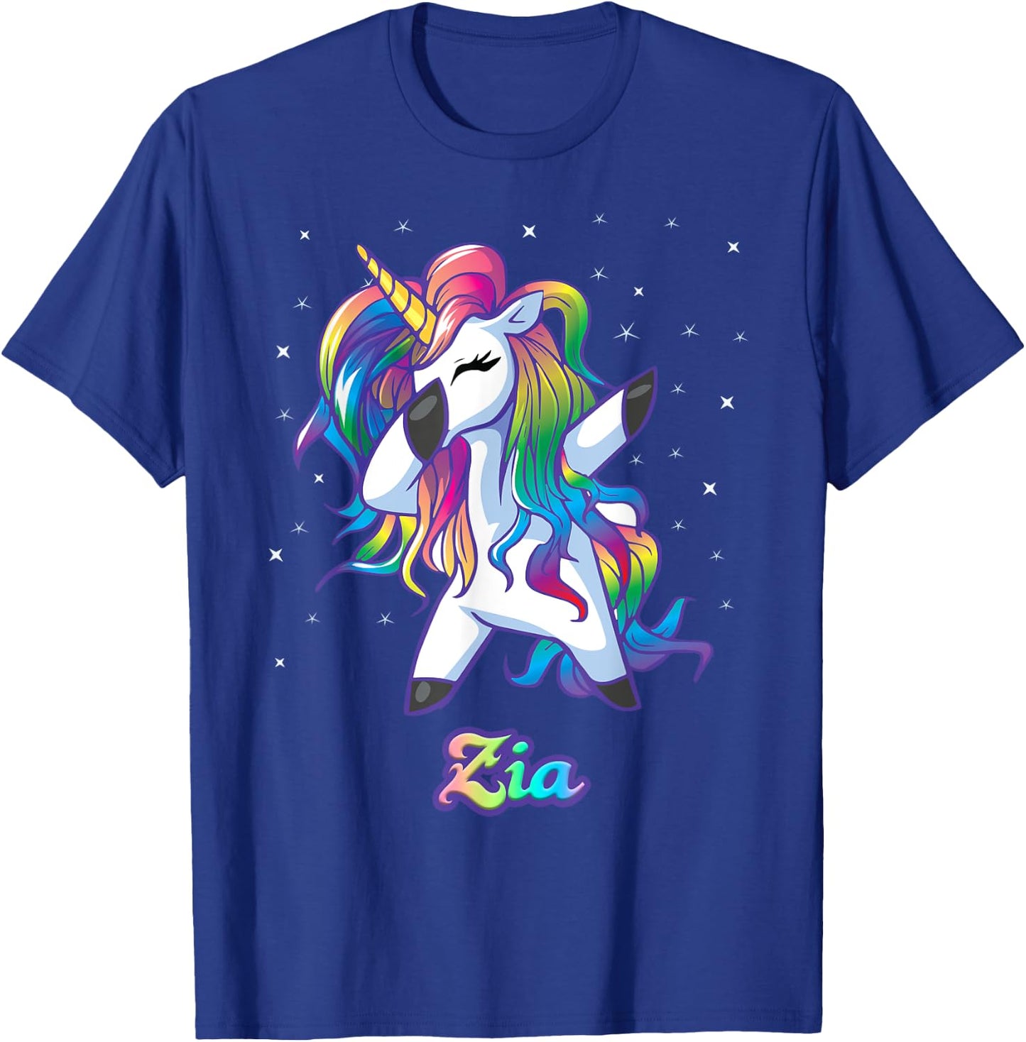 ZIA Unicorn Gifts For Girls Birthday Gifts T-Shirt - T-Shirt | Royal