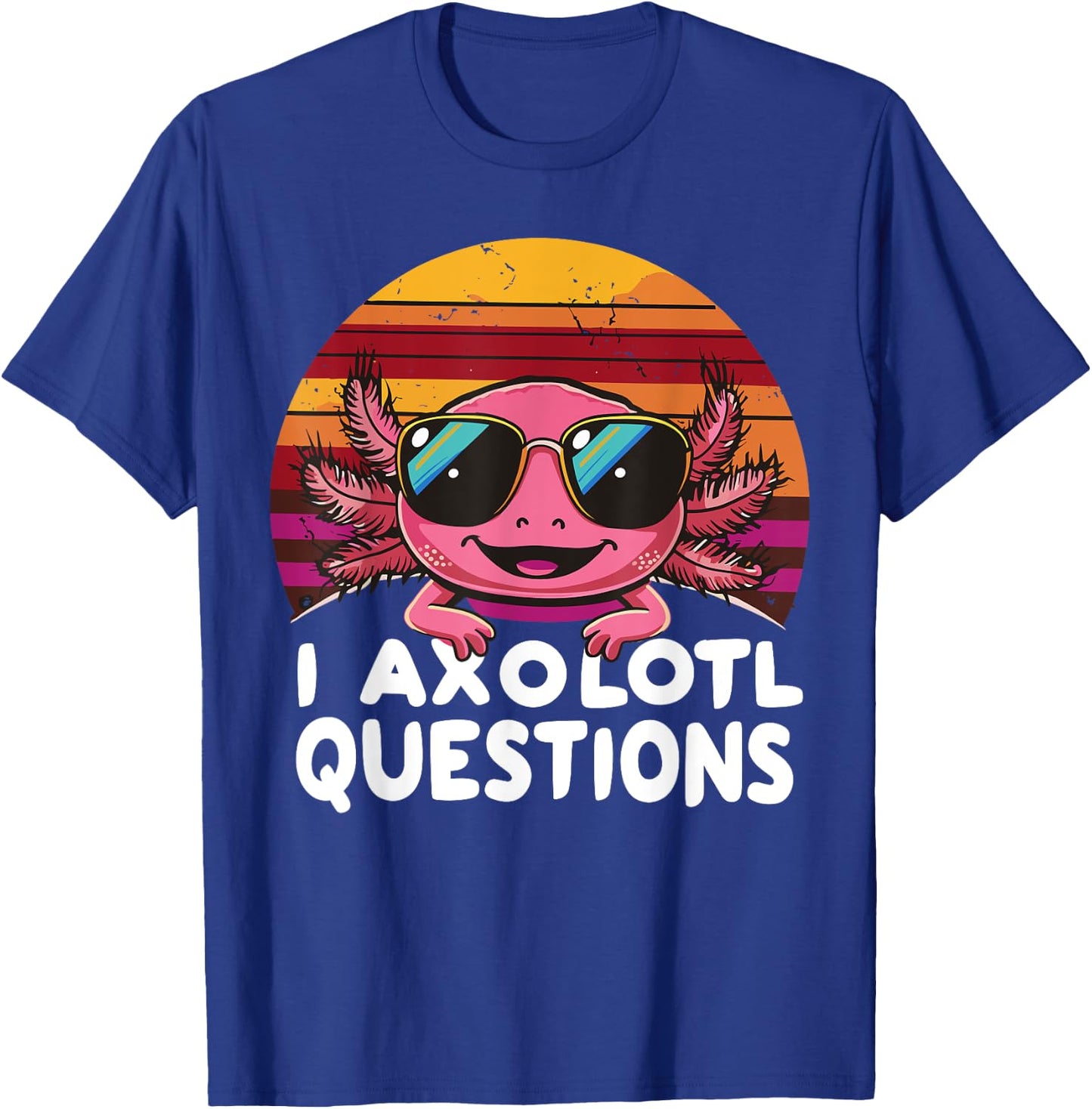 Axolotl Questions Anime Kawaii Axolotl T-Shirt - T-Shirt | Royal