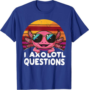 Axolotl Questions Anime Kawaii Axolotl T-Shirt - T-Shirt | Royal