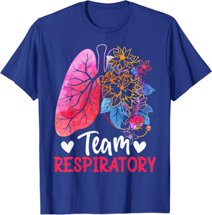 Lung Doctor Therapy Registered Nurse Respiratory Therapist T-Shirt - T-Shirt | Royal