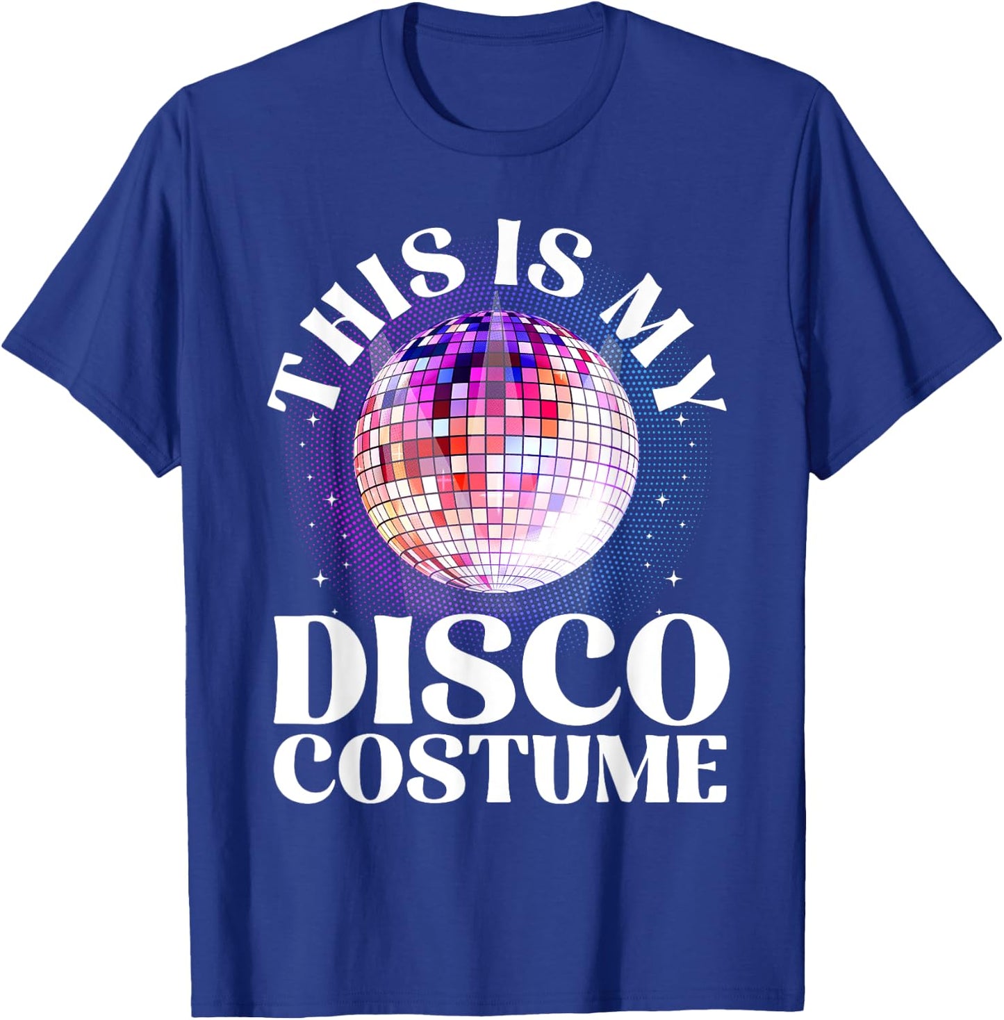 80s Disco Art Women 70s Ball Costume Disco Dance T-Shirt - T-Shirt | Royal