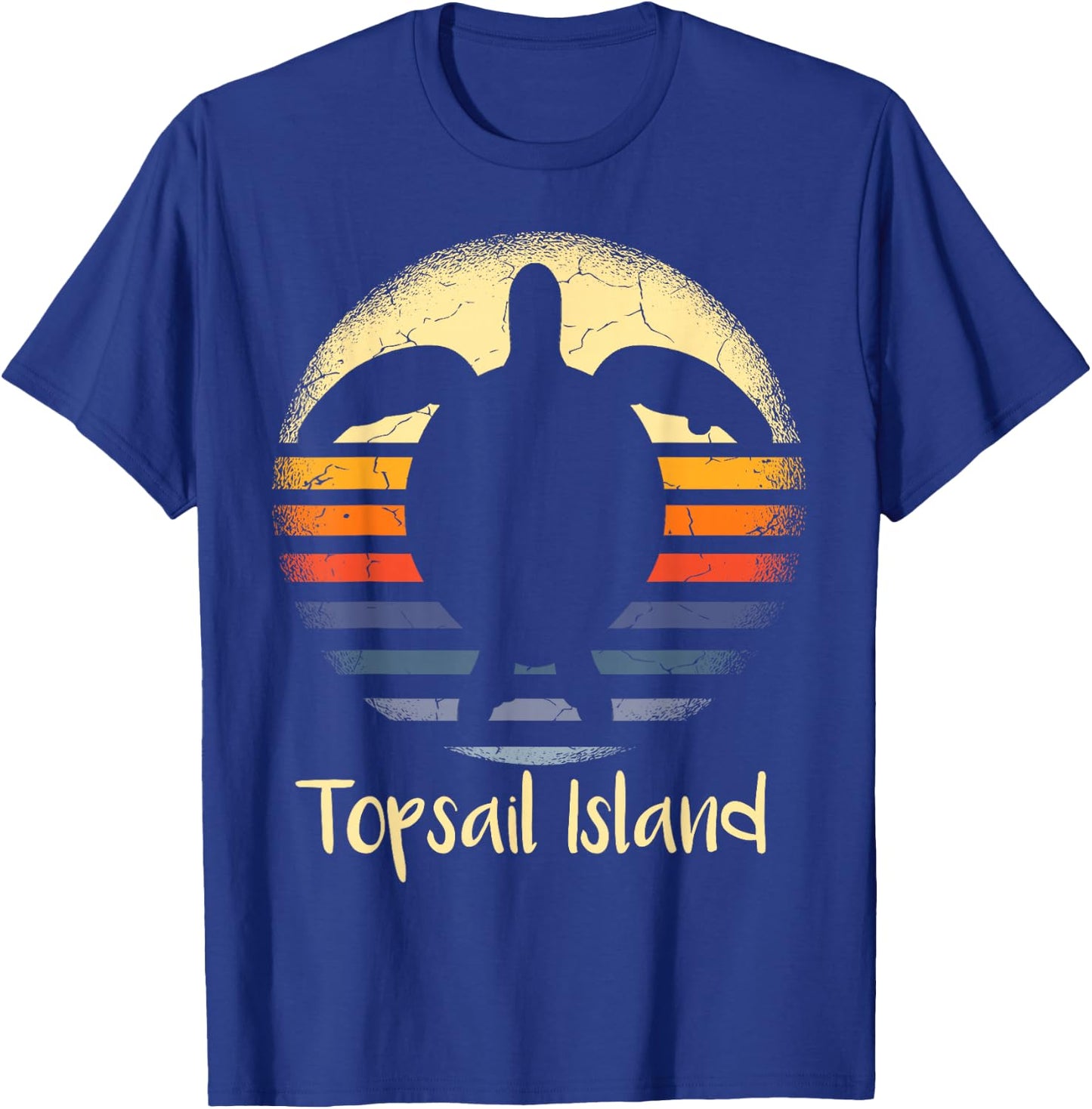 Topsail Island Beach North Carolina NC sea Turtle Lover Women Girls Kids T-Shirt - T-Shirt | Royal