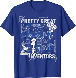Disney Phineas and Ferb Inventions Schematic T-Shirt - T-Shirt | Royal