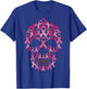 Pink Ribbon Skull Costume Cool Halloween Breast Cancer Gifts T-Shirt - T-Shirt | Royal