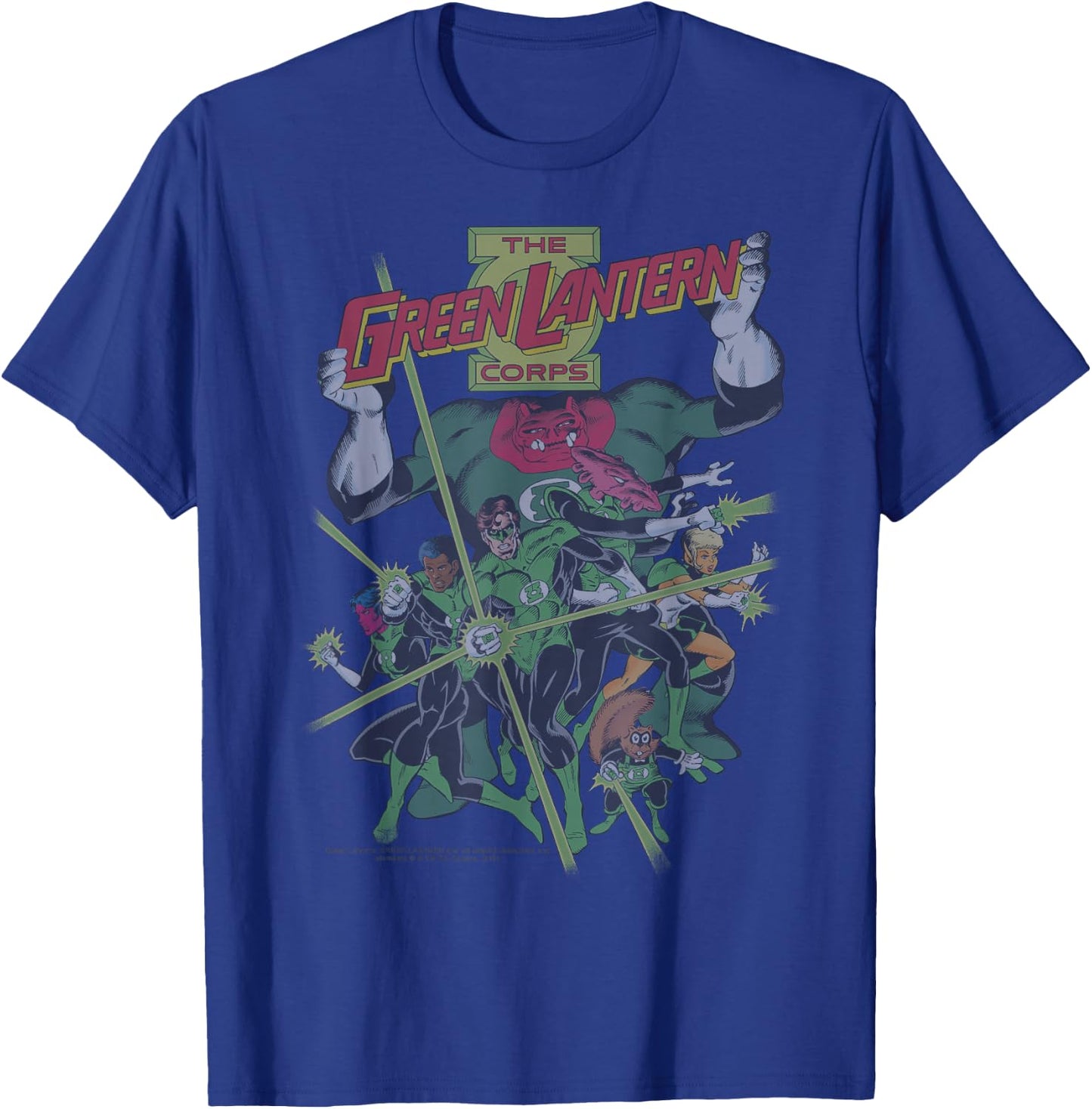 DC Comics The Green Lantern Corps T-Shirt - T-Shirt | Royal