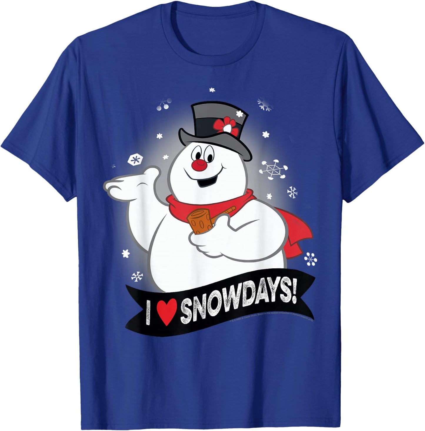 Frosty The Snowman I Love Snowdays T-Shirt - T-Shirt | Royal