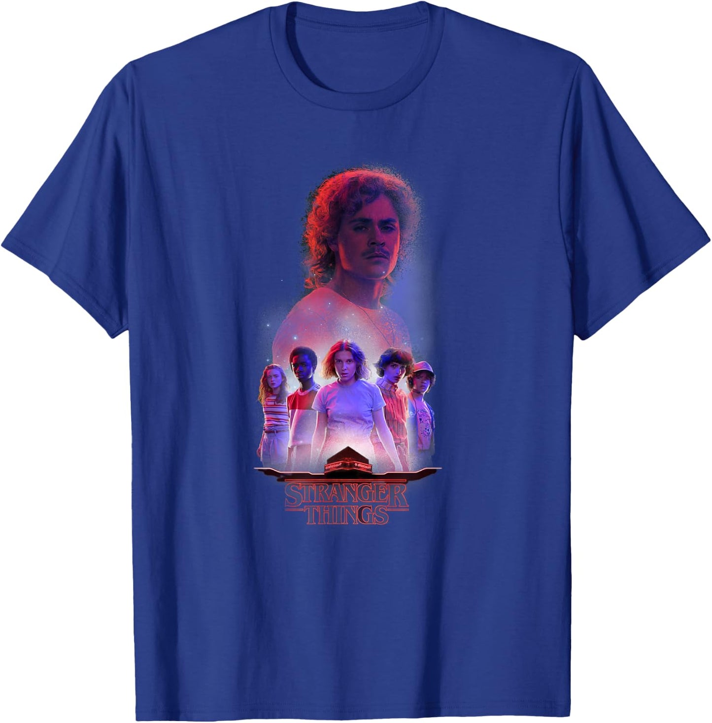 Stranger Things Billy Group Shot T-Shirt - T-Shirt | Royal