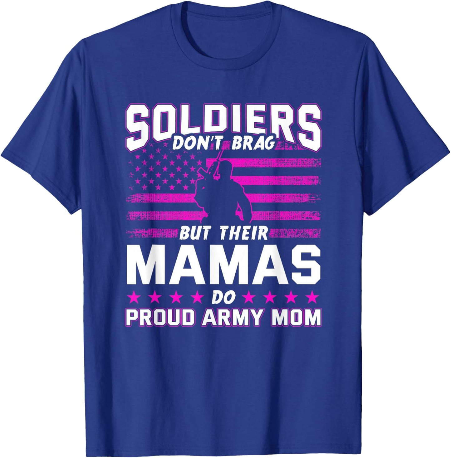 Proud Army Mom Mothers Day T-Shirt - T-Shirt | Royal