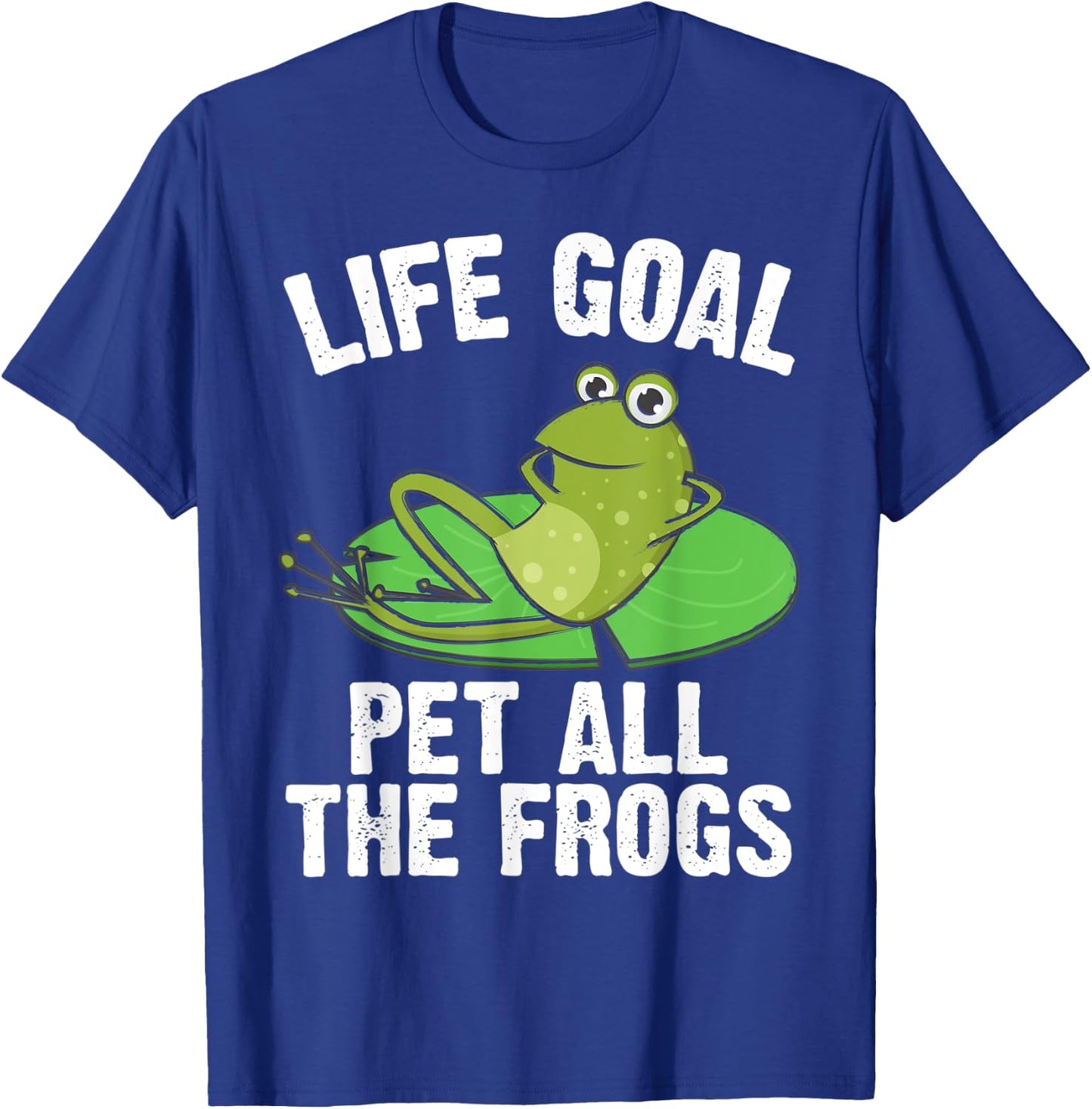Frog Gift Women Cute Bullfrog Toad Tadpole Lovers T-Shirt - T-Shirt | Royal