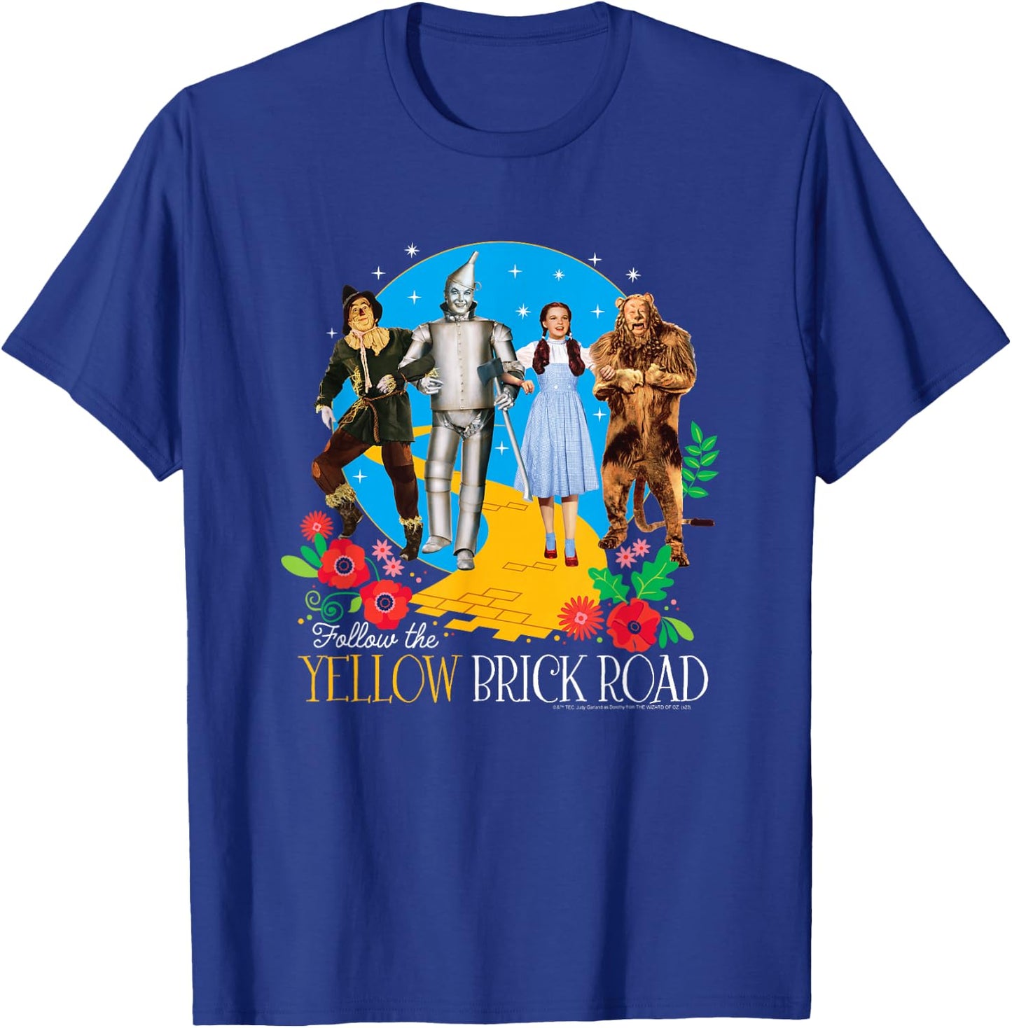 The Wizard of Oz - Follow The Yellow Brick Road T-Shirt - T-Shirt | Royal
