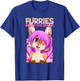Furries We Want To Be Different I Cute Anime Furry Fandom T-Shirt - T-Shirt | Royal