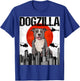 Funny Vintage Japanese Dogzilla Staffordshire Bull Terrier T-Shirt - T-Shirt | Royal
