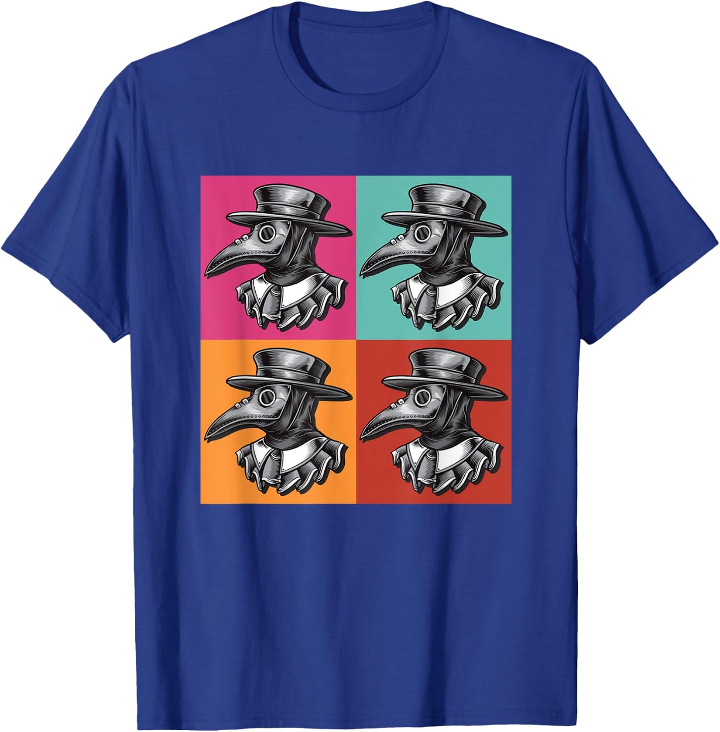 Plague Doctor Medieval Steampunk Popart T-Shirt - T-Shirt | Royal