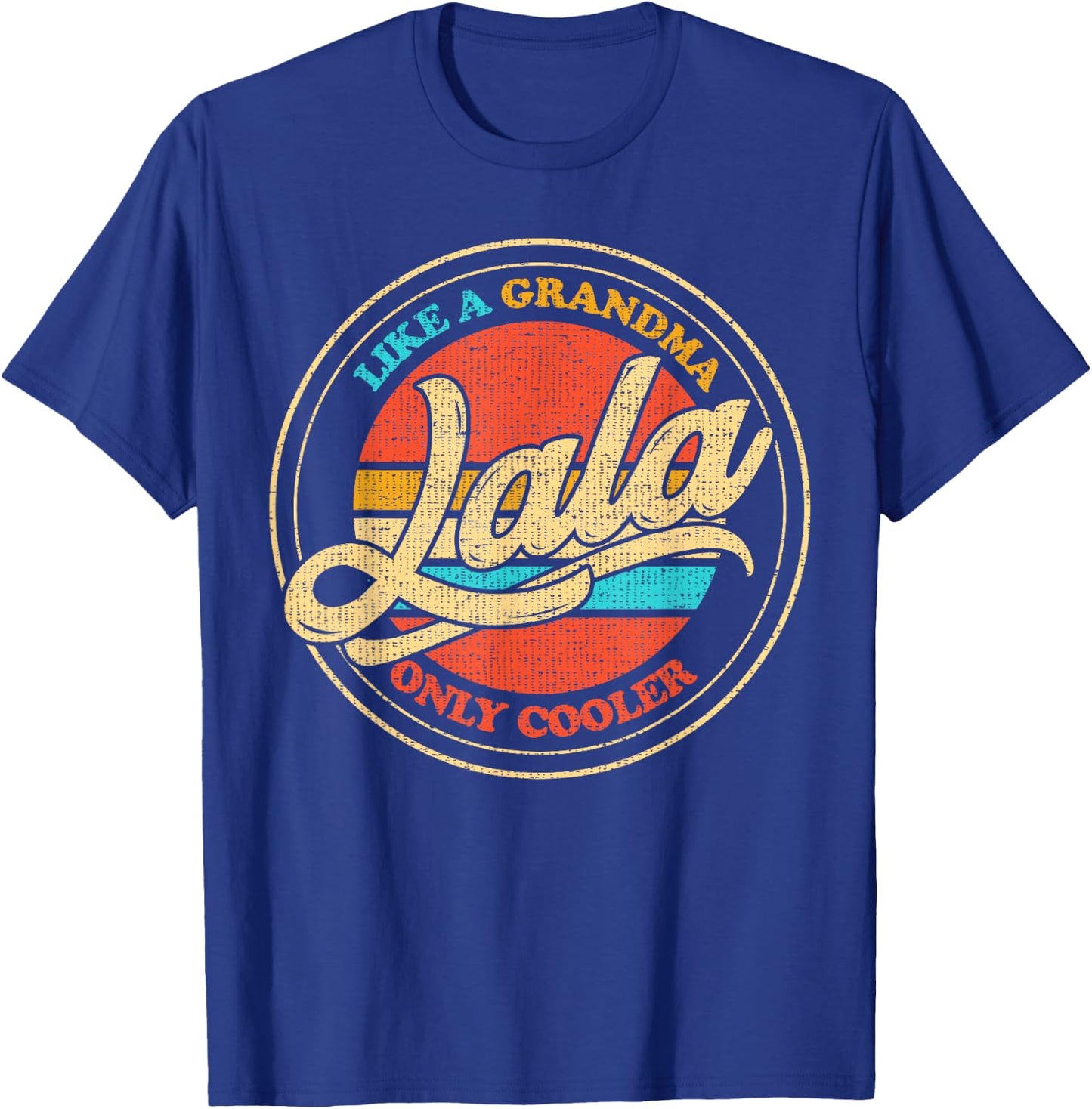 Lala Vintage Retro Grandma T-Shirt - T-Shirt | Royal