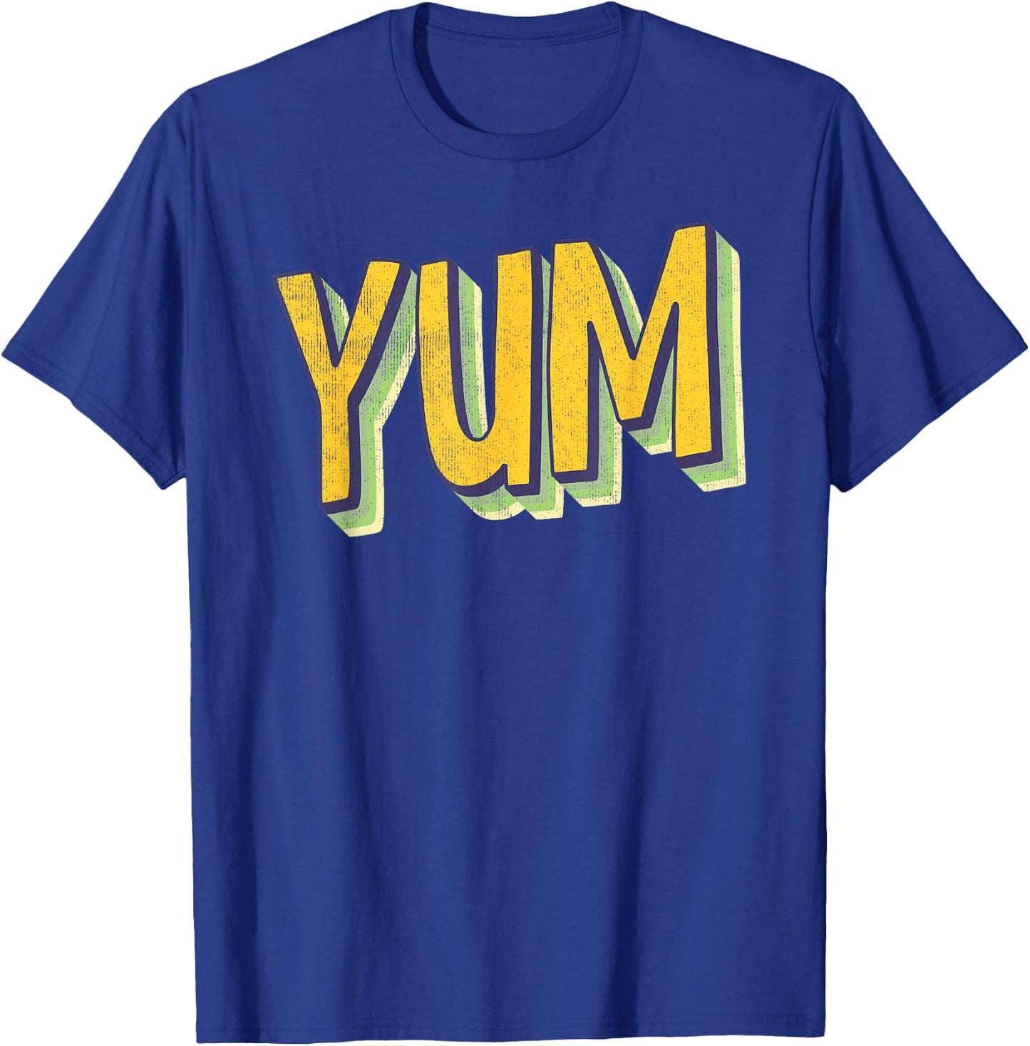 Yum Bright 70's Style Rainbows T-Shirt - T-Shirt | Royal
