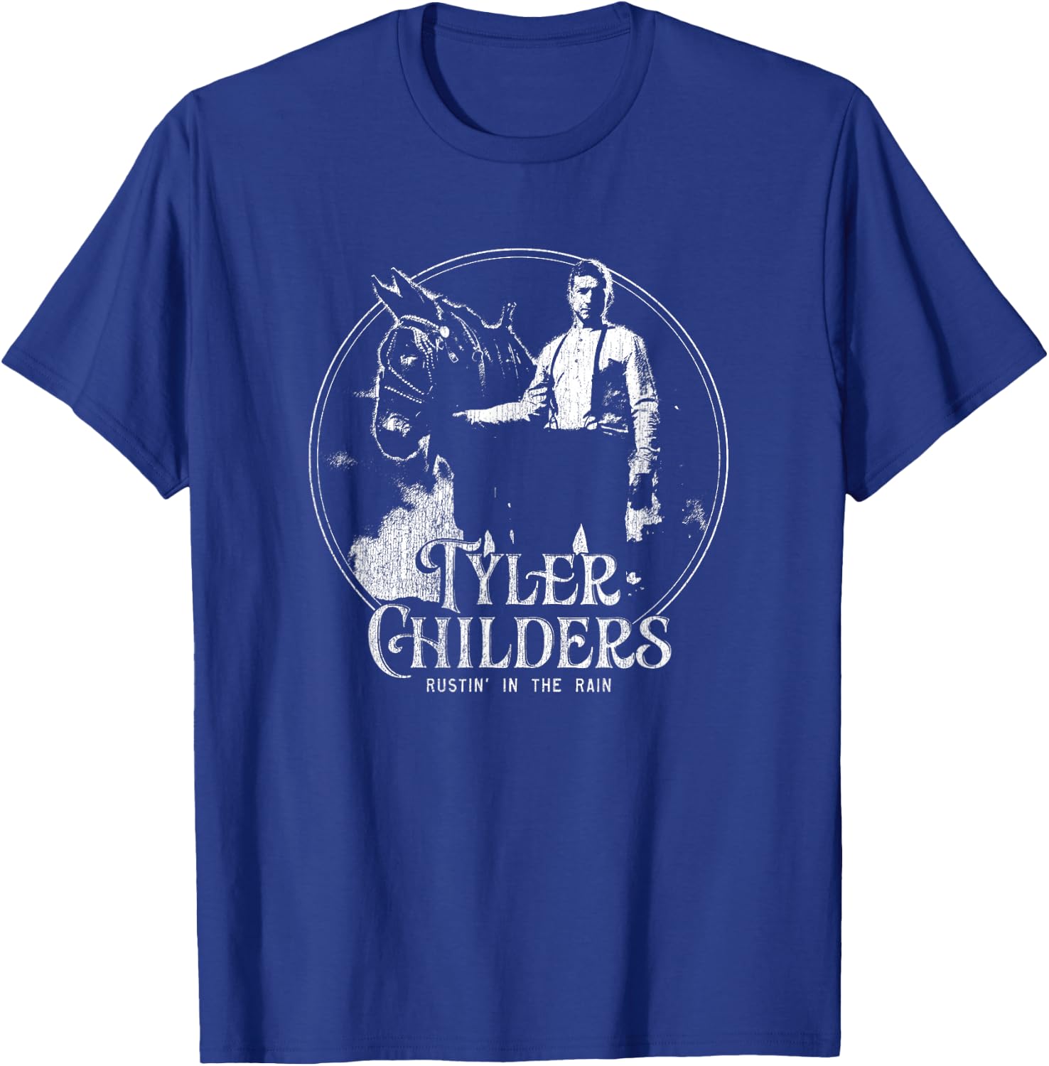 Tyler Childers - Rustin' In The Rain T-Shirt - T-Shirt | Royal