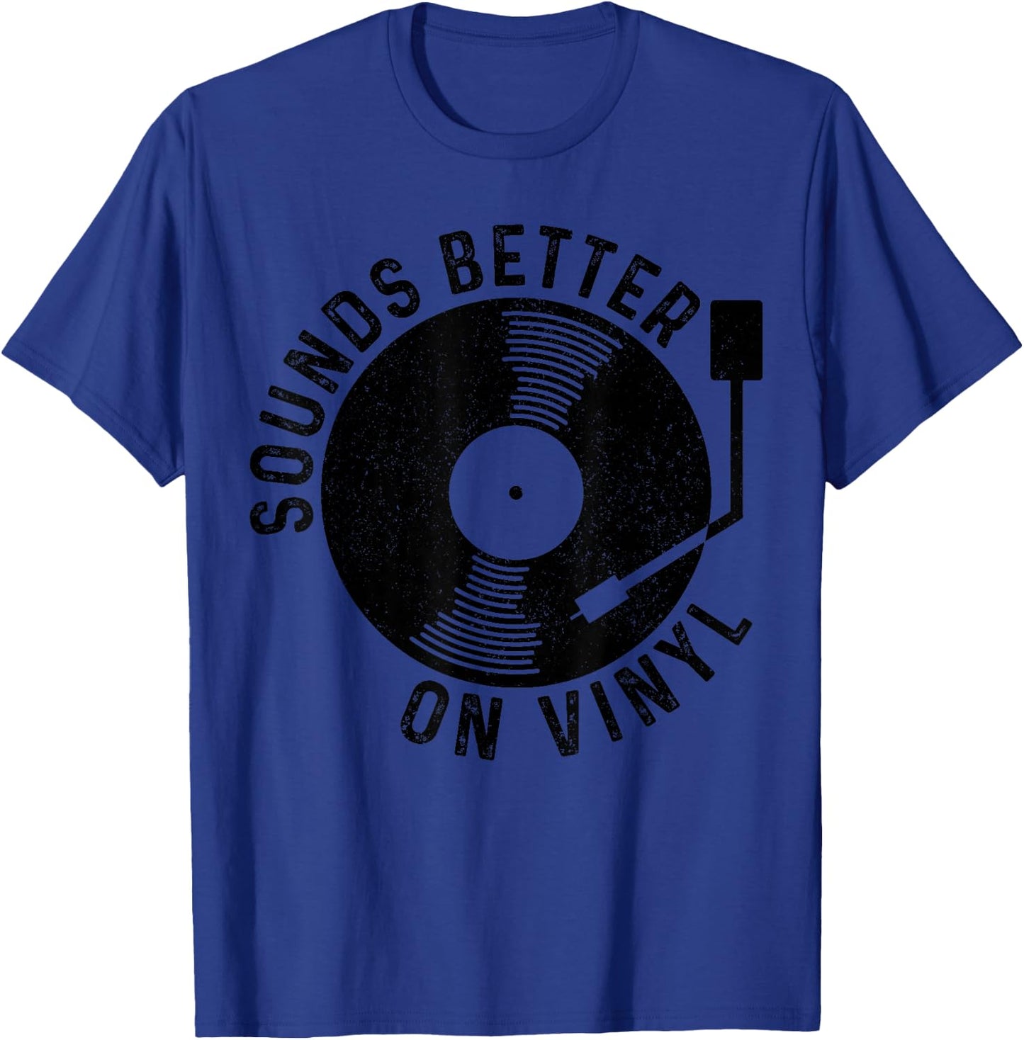 Vinyl Record DJ Record Retro Gift T-Shirt - T-Shirt | Royal