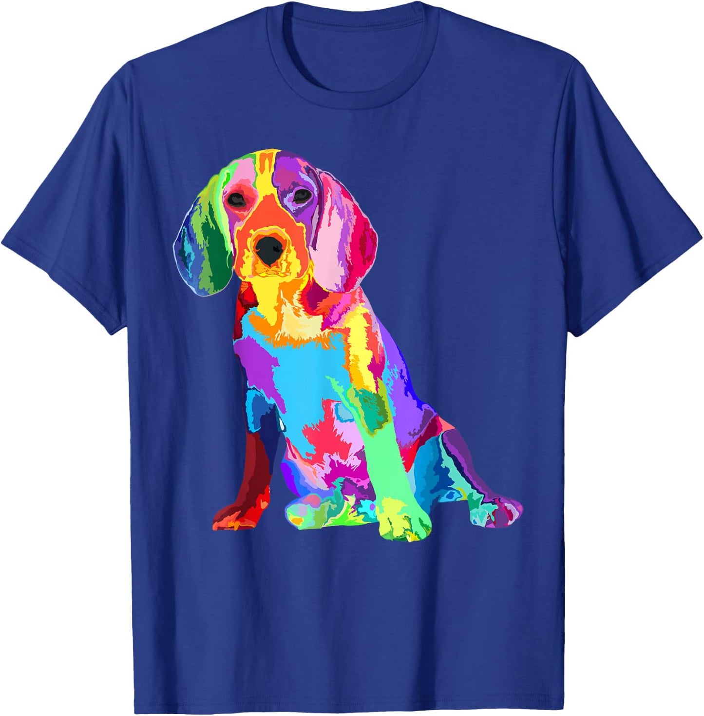 Dog Lover Gifts 's Beagle Colorful Beagle Men's T-Shirt - T-Shirt | Royal