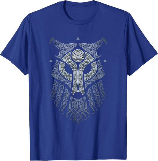 Viking Celtic Fenrir - Wolf of Odin Viking T-Shirt - T-Shirt | Royal
