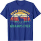 Best Buckin' Gramps Ever Deer Hunting Bucking T-Shirt - T-Shirt | Royal