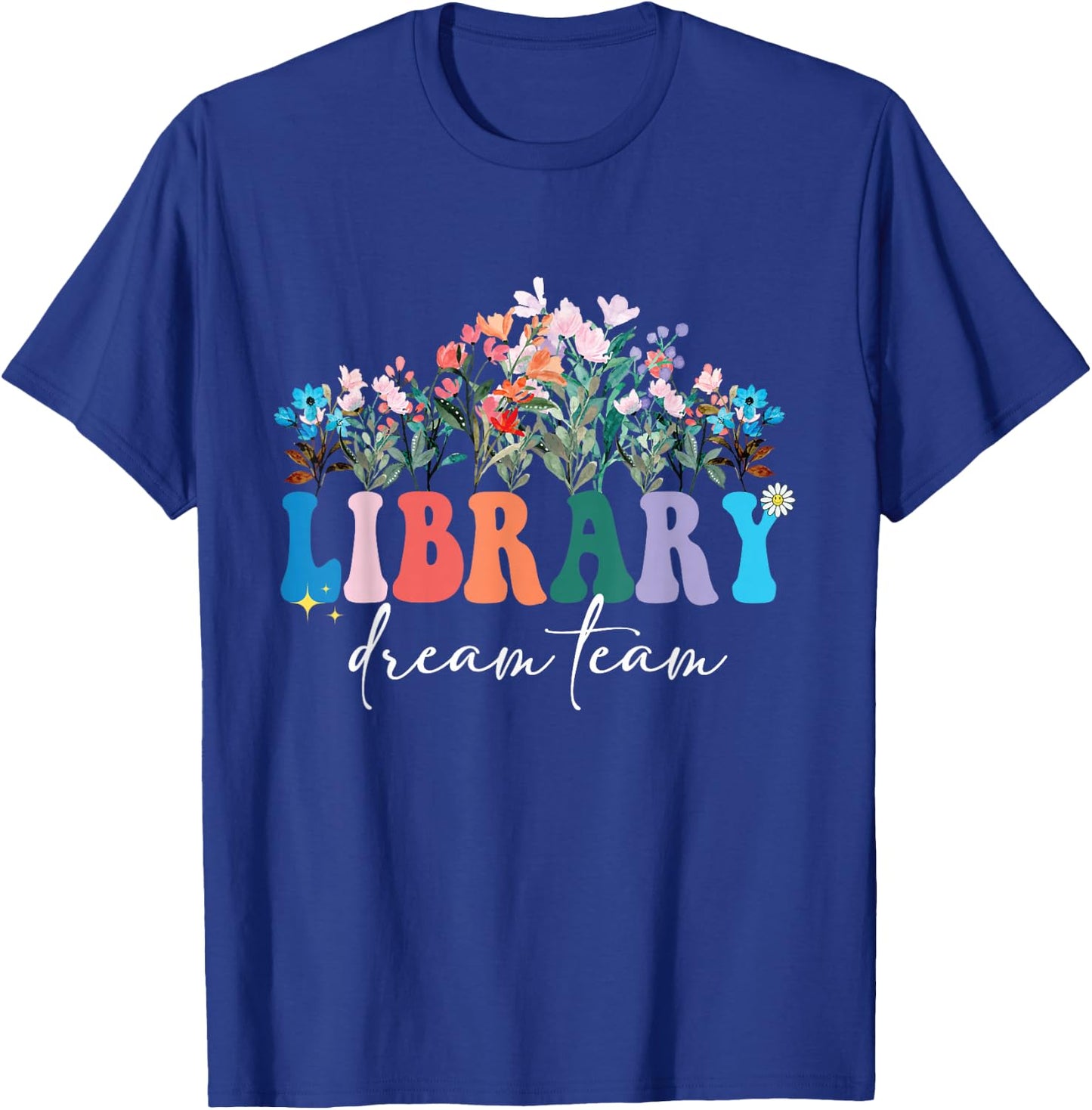 Christmas Dream Library Team Librarian Squad Reading T-Shirt - T-Shirt | Royal