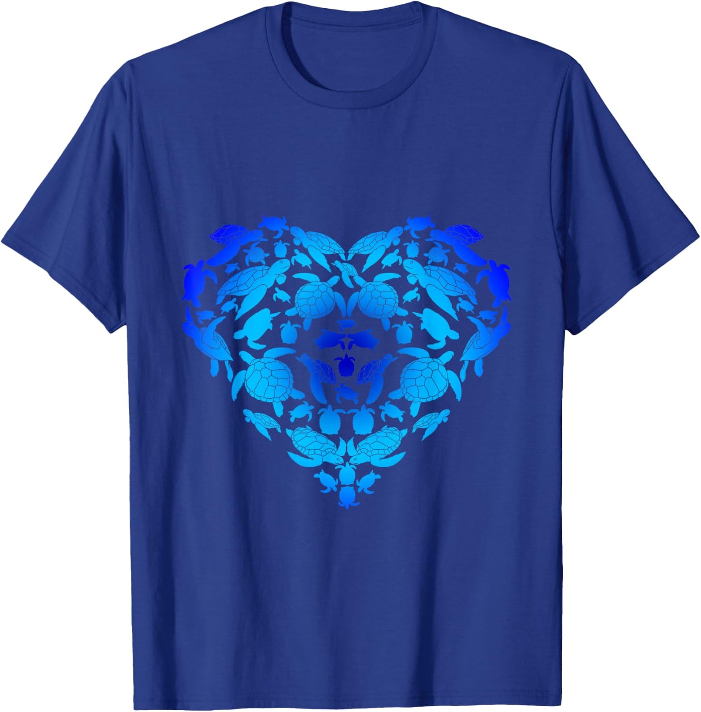 Sea Turtle Zoo Animal Lover Valentines Day Gift Turtle T-Shirt - T-Shirt | Royal