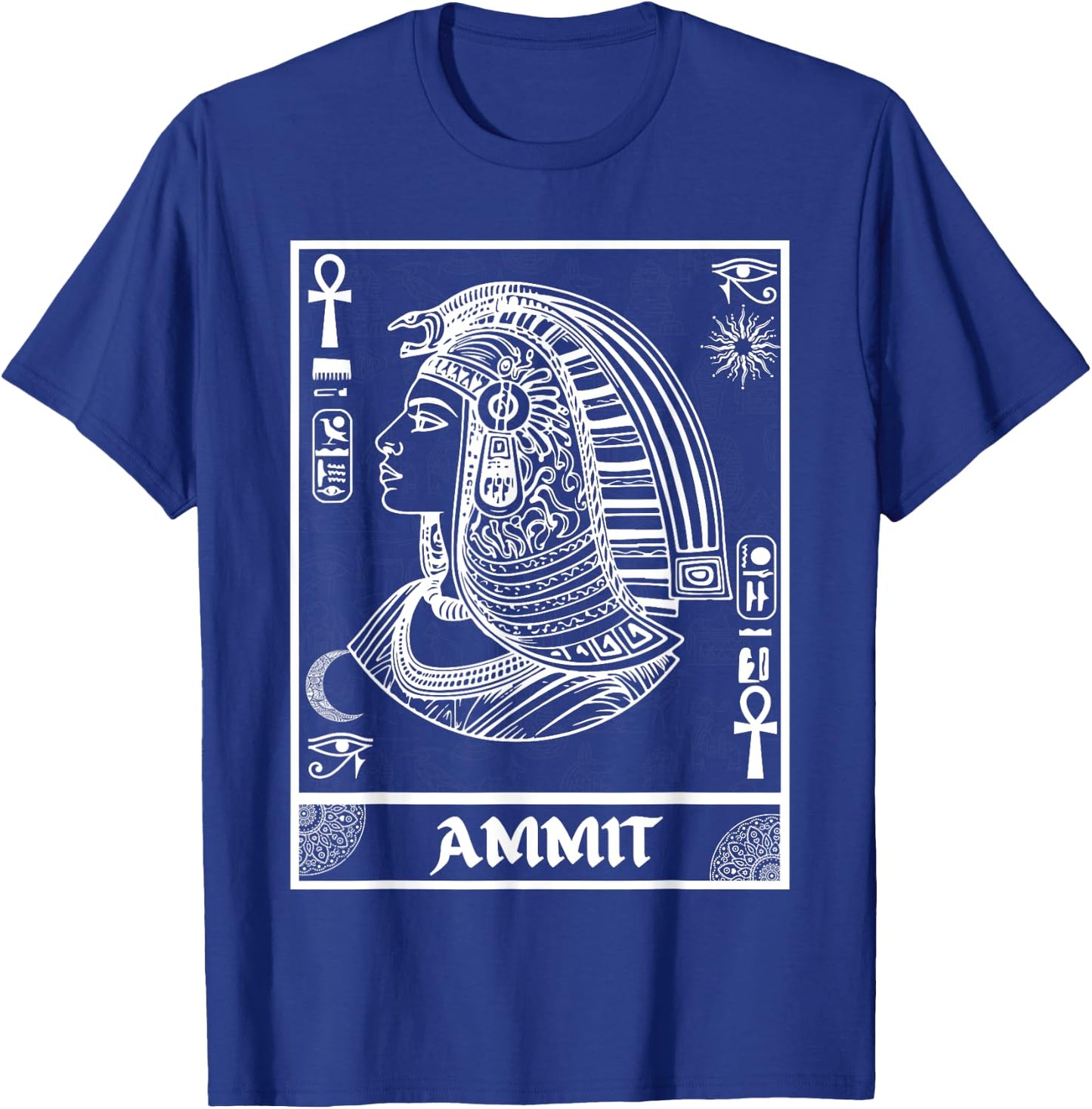 Ancient Egypt Ammit Egyptian Goddess Kemetic Art T-Shirt - T-Shirt | Royal