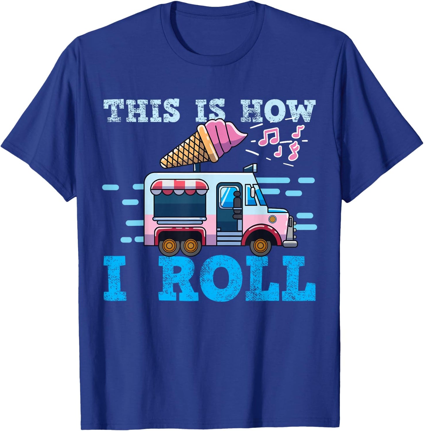 Ice Cream Truck T-Shirt - T-Shirt | Royal
